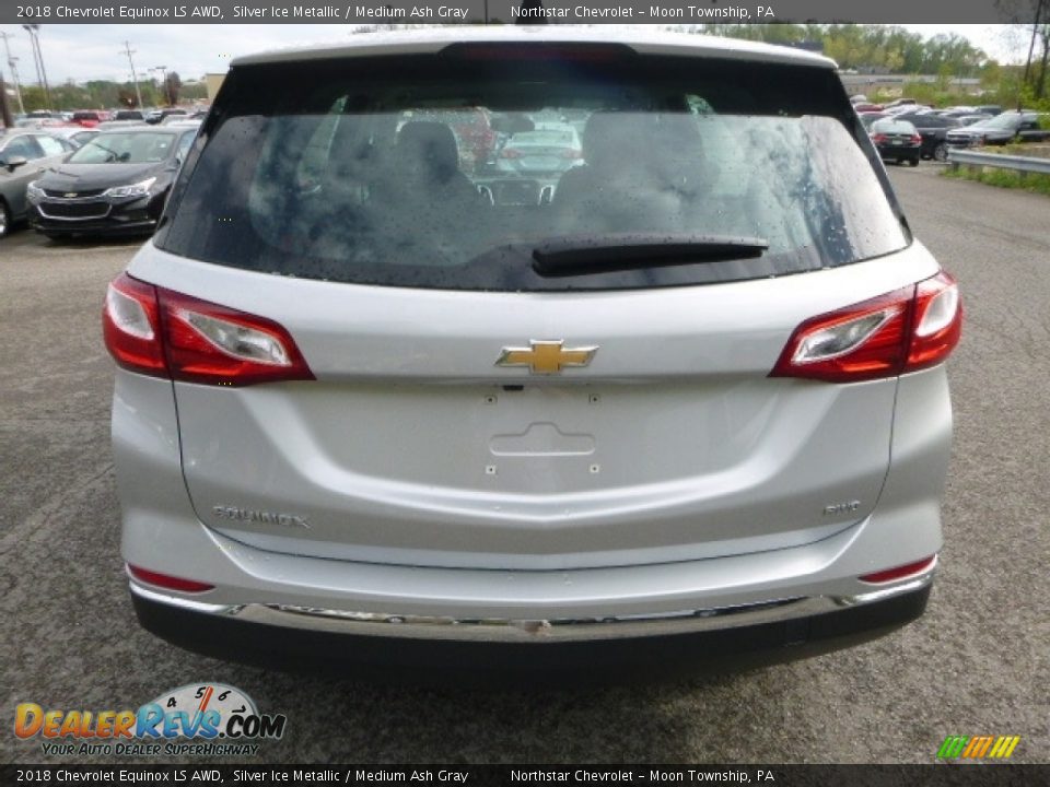 2018 Chevrolet Equinox LS AWD Silver Ice Metallic / Medium Ash Gray Photo #4