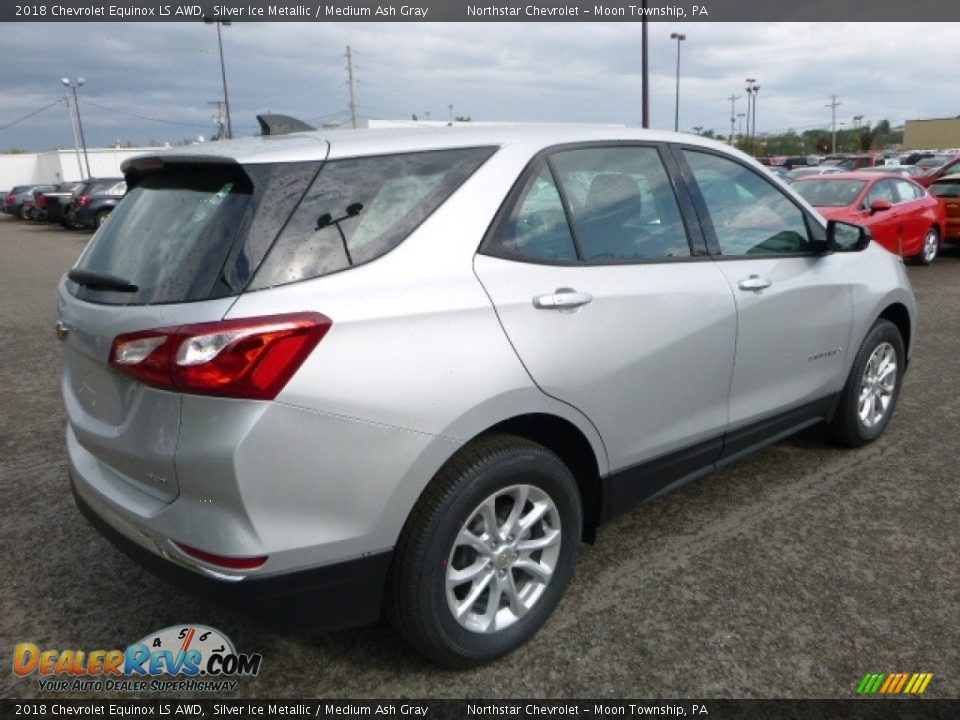2018 Chevrolet Equinox LS AWD Silver Ice Metallic / Medium Ash Gray Photo #5