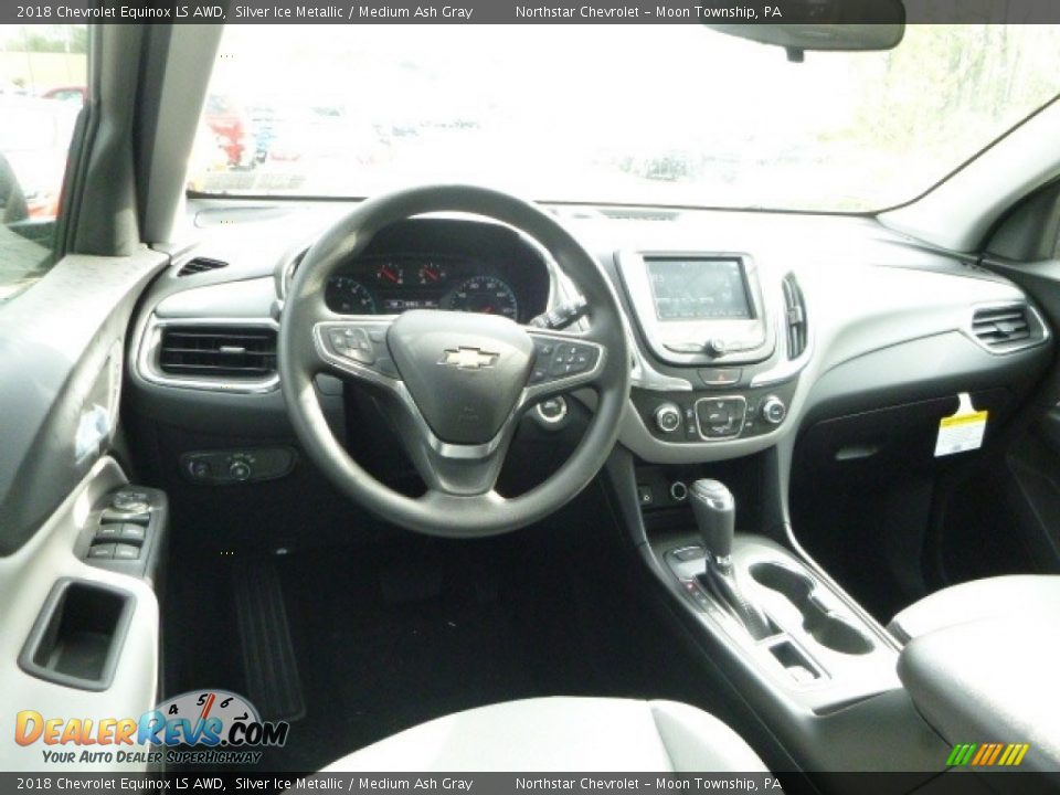 Front Seat of 2018 Chevrolet Equinox LS AWD Photo #13