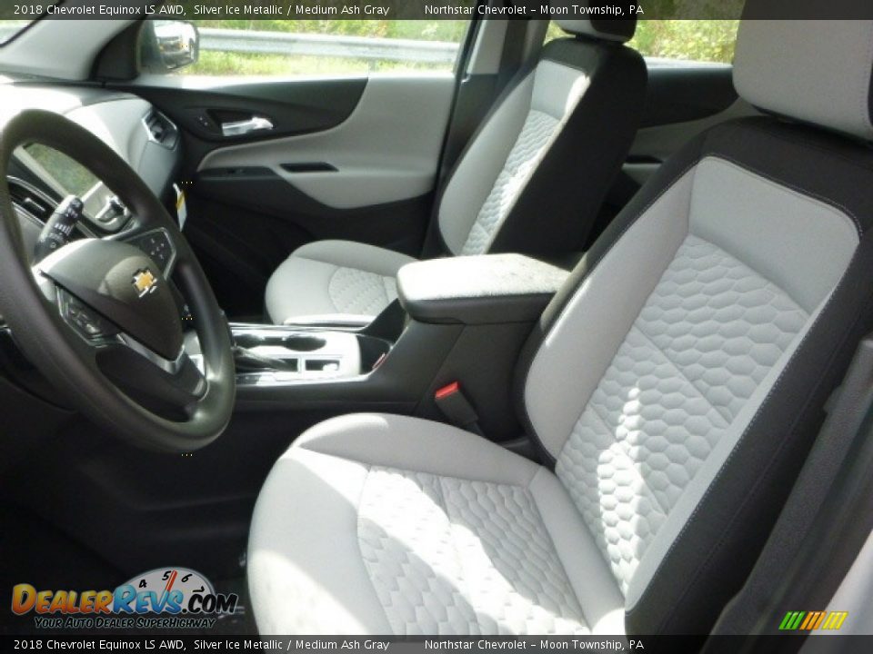 Front Seat of 2018 Chevrolet Equinox LS AWD Photo #14