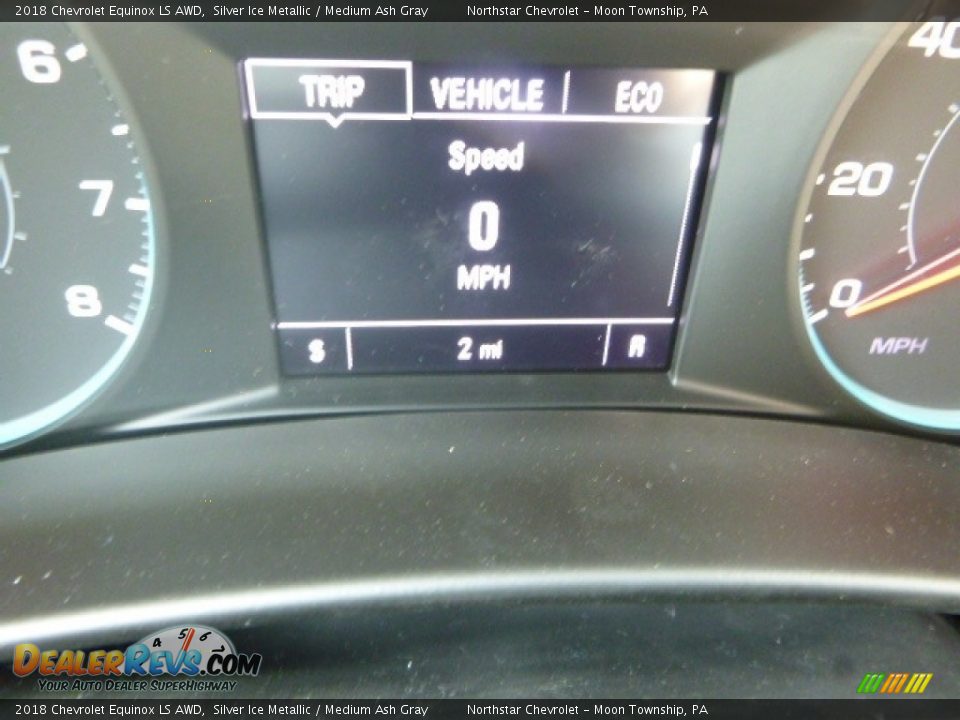 2018 Chevrolet Equinox LS AWD Silver Ice Metallic / Medium Ash Gray Photo #19
