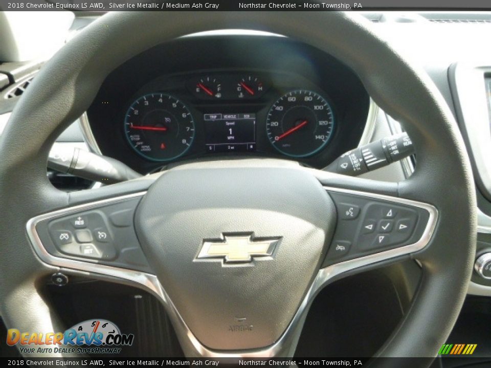 2018 Chevrolet Equinox LS AWD Silver Ice Metallic / Medium Ash Gray Photo #20