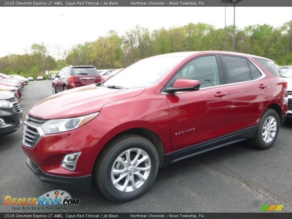2018 Chevrolet Equinox LT AWD Cajun Red Tintcoat / Jet Black Photo #1