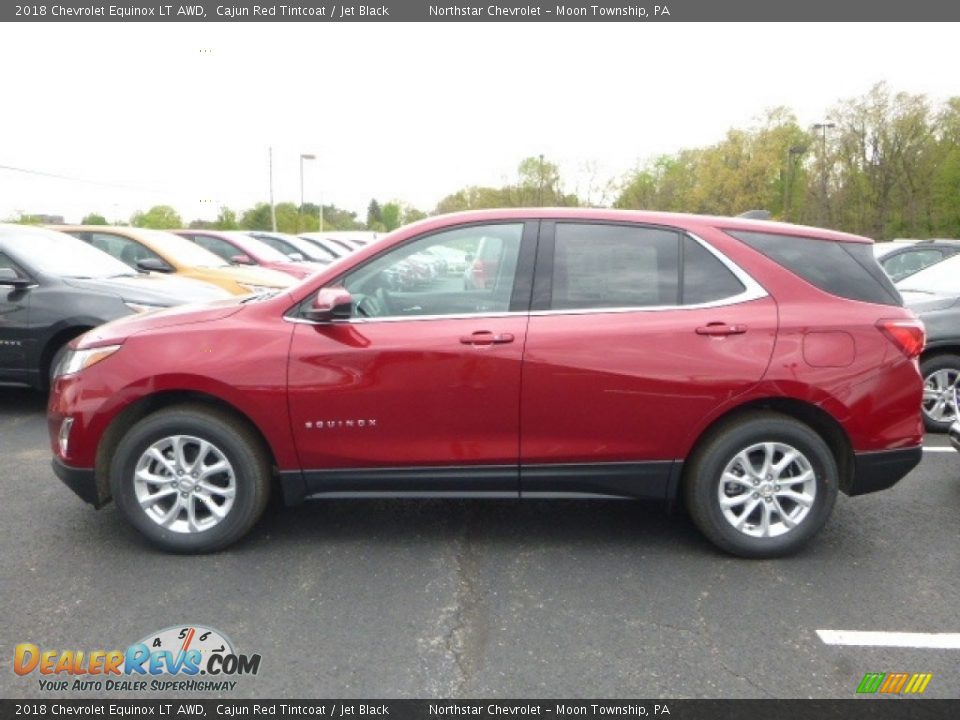 2018 Chevrolet Equinox LT AWD Cajun Red Tintcoat / Jet Black Photo #2