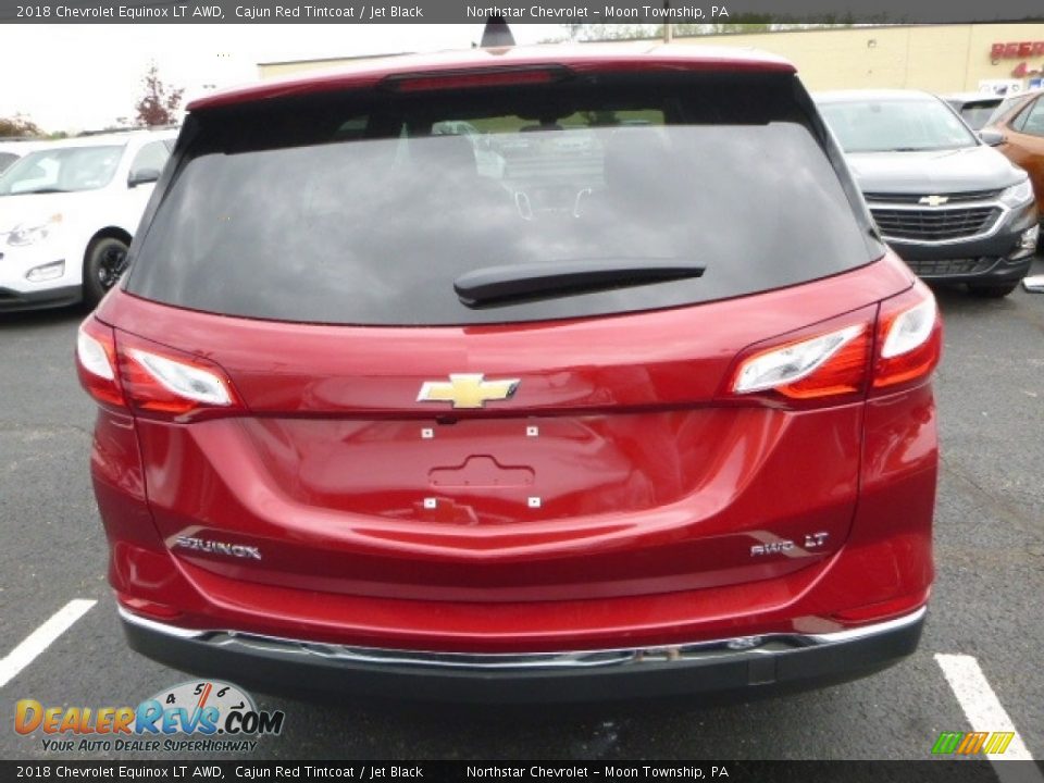 2018 Chevrolet Equinox LT AWD Cajun Red Tintcoat / Jet Black Photo #4