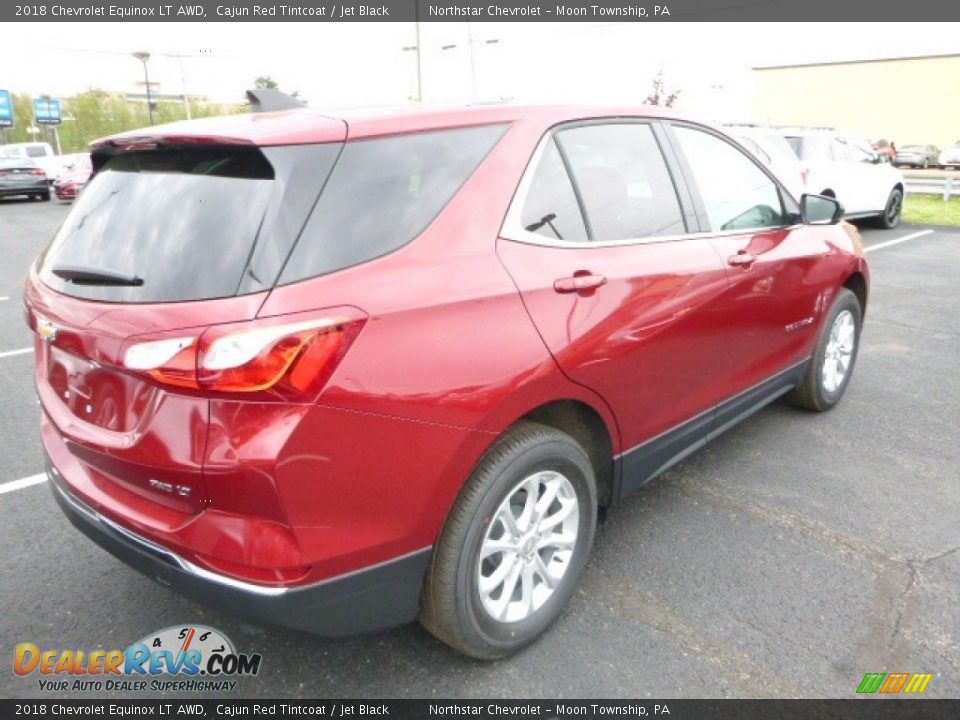 2018 Chevrolet Equinox LT AWD Cajun Red Tintcoat / Jet Black Photo #5
