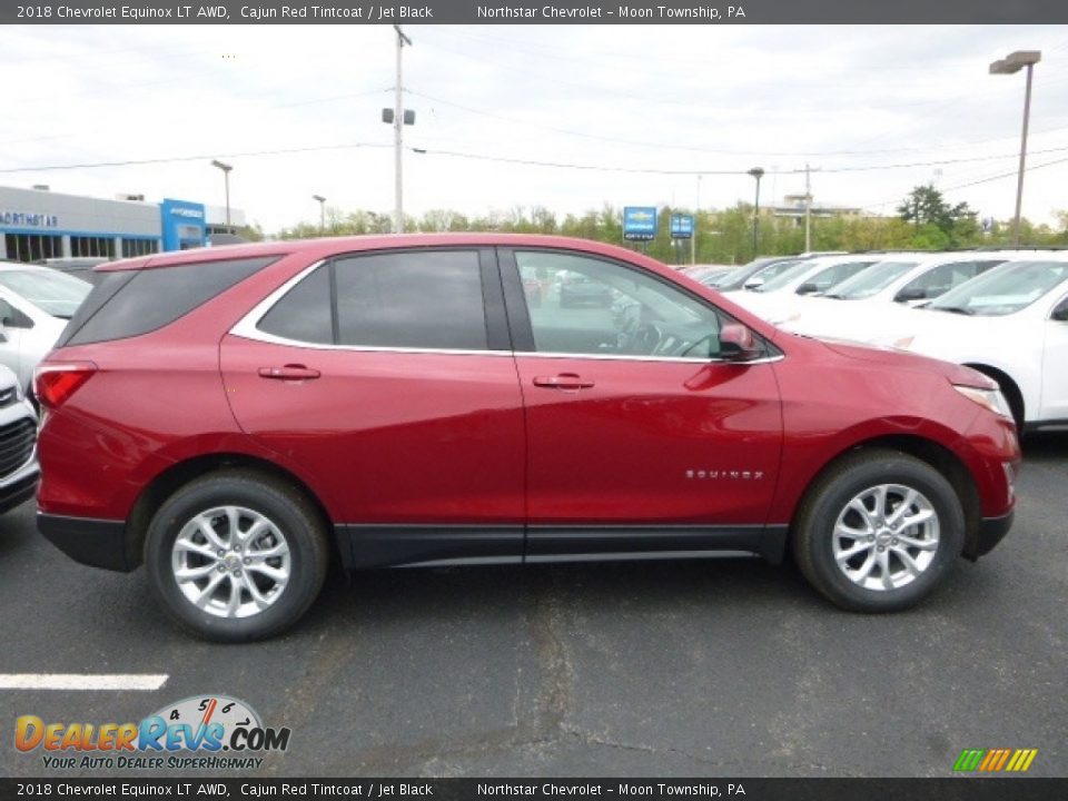 2018 Chevrolet Equinox LT AWD Cajun Red Tintcoat / Jet Black Photo #6