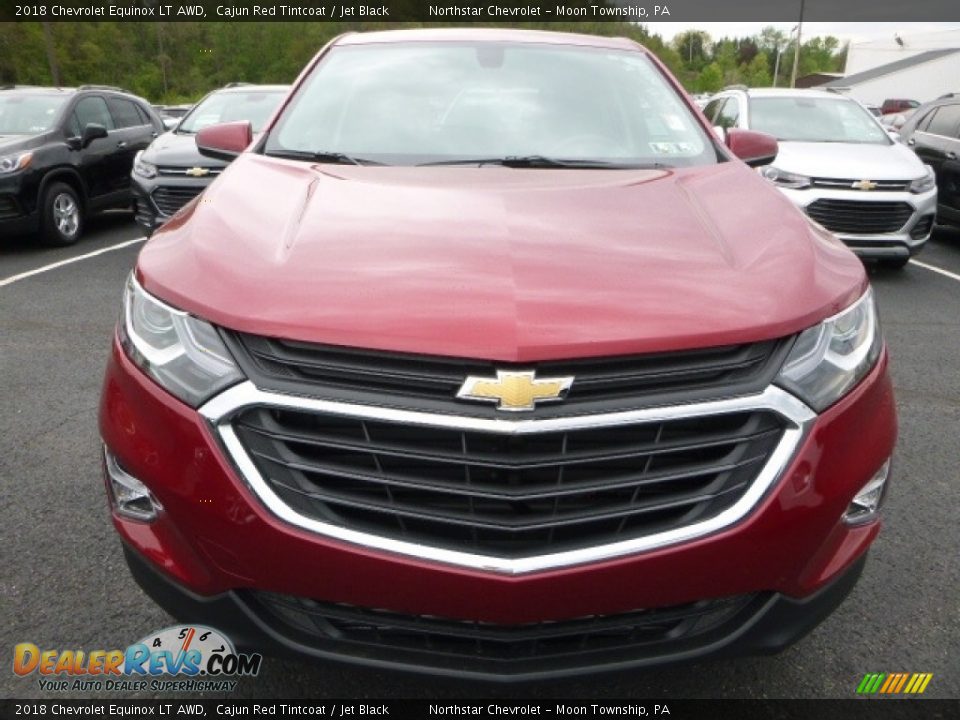 2018 Chevrolet Equinox LT AWD Cajun Red Tintcoat / Jet Black Photo #8