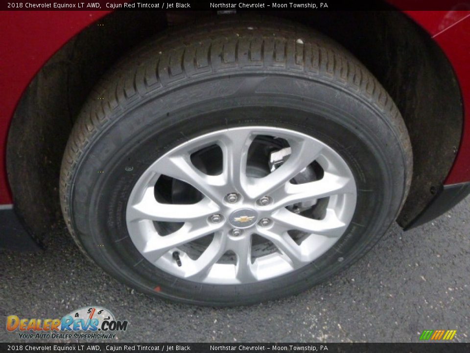 2018 Chevrolet Equinox LT AWD Cajun Red Tintcoat / Jet Black Photo #9