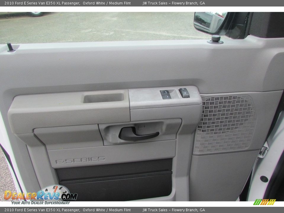 2010 Ford E Series Van E350 XL Passenger Oxford White / Medium Flint Photo #11