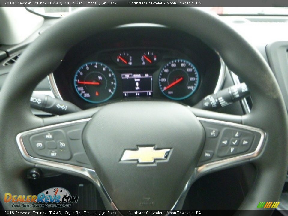 2018 Chevrolet Equinox LT AWD Cajun Red Tintcoat / Jet Black Photo #20
