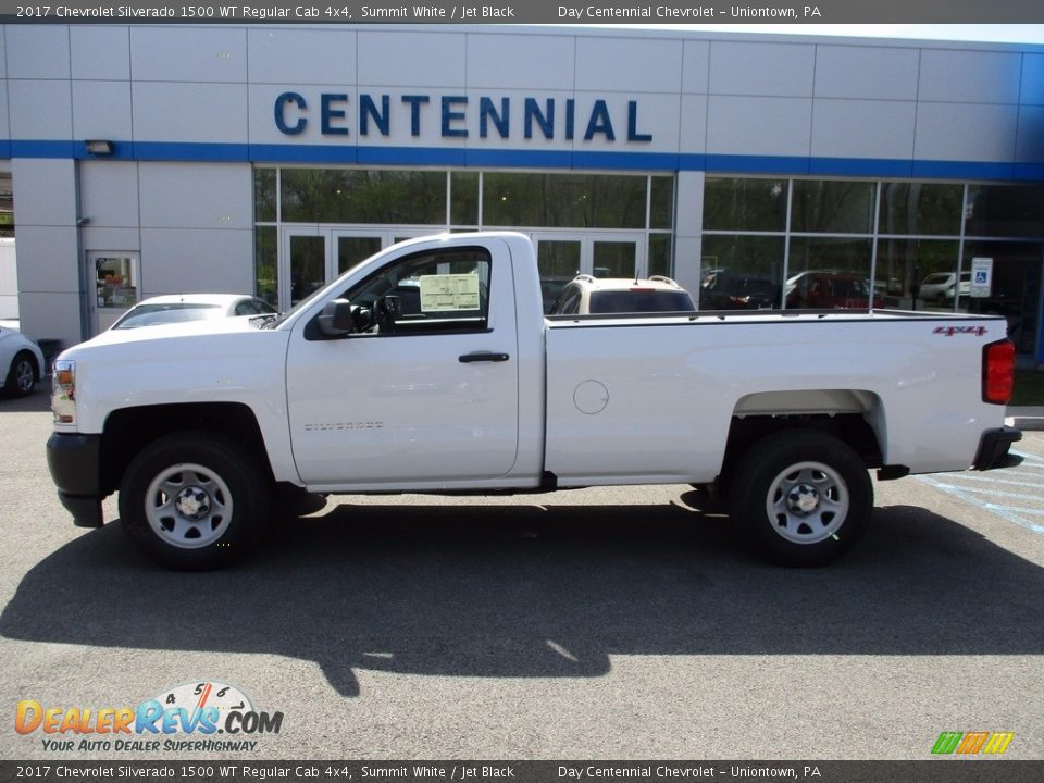 2017 Chevrolet Silverado 1500 WT Regular Cab 4x4 Summit White / Jet Black Photo #2