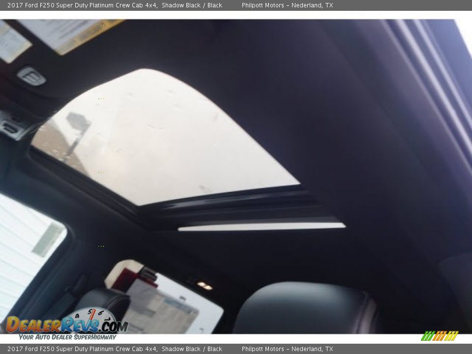 2017 Ford F250 Super Duty Platinum Crew Cab 4x4 Shadow Black / Black Photo #14