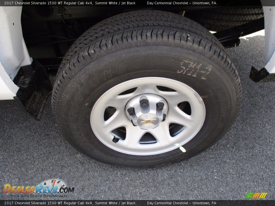 2017 Chevrolet Silverado 1500 WT Regular Cab 4x4 Summit White / Jet Black Photo #3