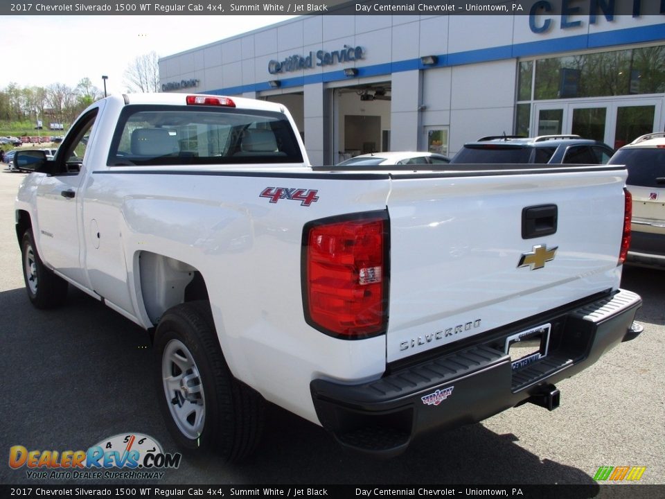 2017 Chevrolet Silverado 1500 WT Regular Cab 4x4 Summit White / Jet Black Photo #4