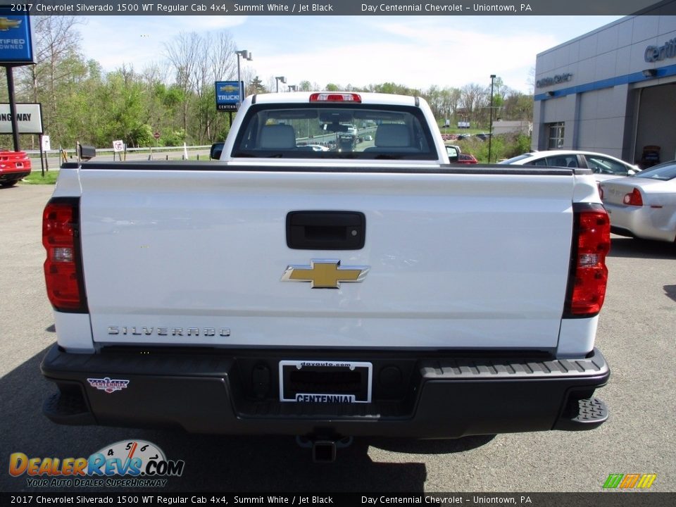 2017 Chevrolet Silverado 1500 WT Regular Cab 4x4 Summit White / Jet Black Photo #5