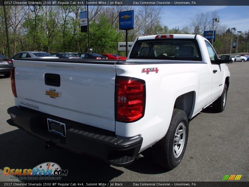 2017 Chevrolet Silverado 1500 WT Regular Cab 4x4 Summit White / Jet Black Photo #6
