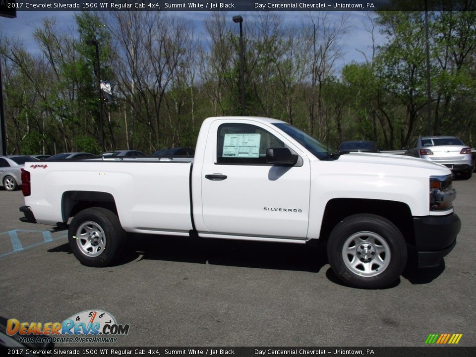 2017 Chevrolet Silverado 1500 WT Regular Cab 4x4 Summit White / Jet Black Photo #9