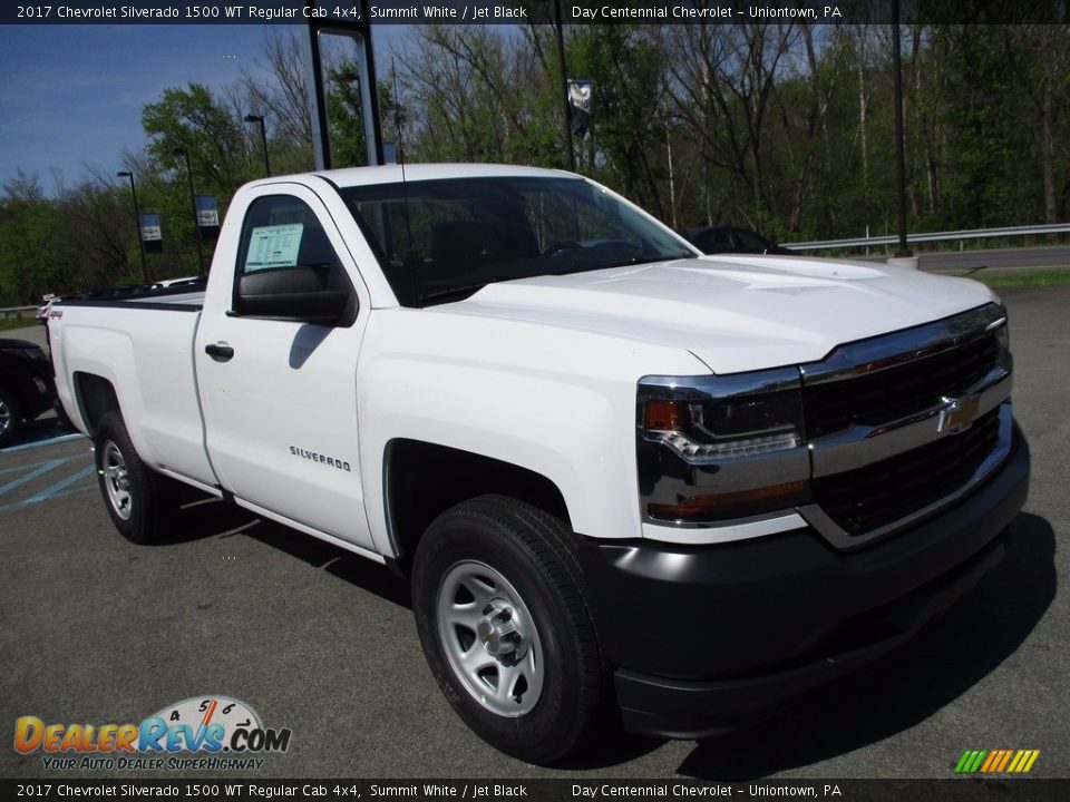 2017 Chevrolet Silverado 1500 WT Regular Cab 4x4 Summit White / Jet Black Photo #10