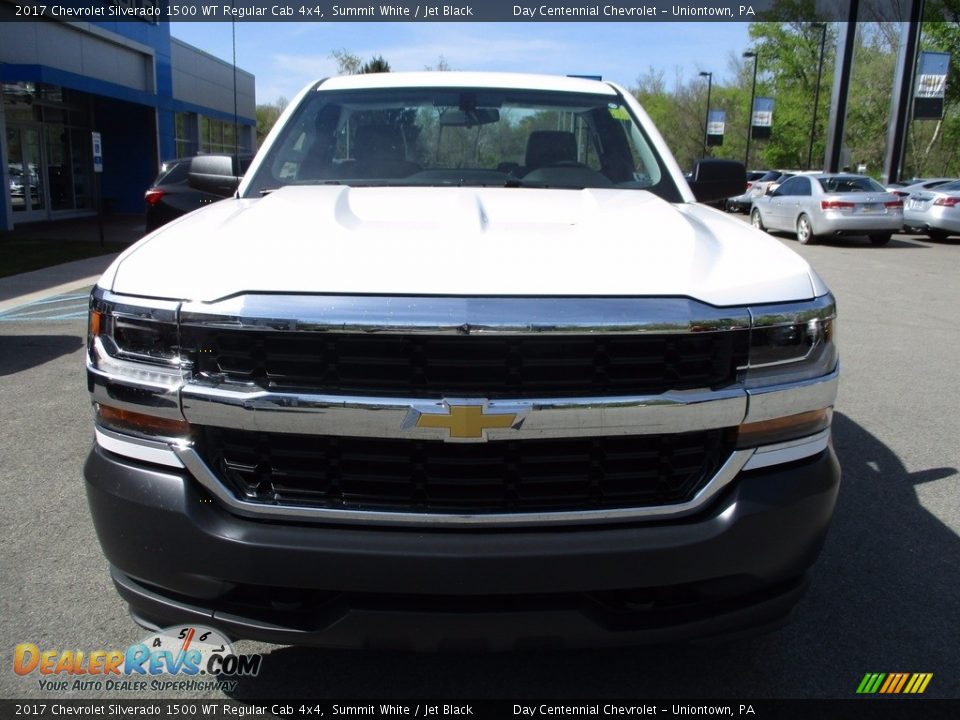2017 Chevrolet Silverado 1500 WT Regular Cab 4x4 Summit White / Jet Black Photo #11