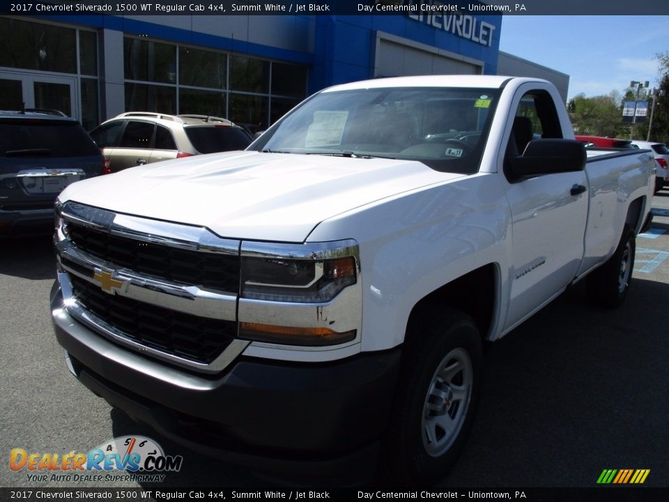 2017 Chevrolet Silverado 1500 WT Regular Cab 4x4 Summit White / Jet Black Photo #12