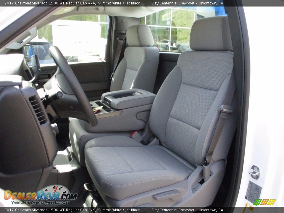 2017 Chevrolet Silverado 1500 WT Regular Cab 4x4 Summit White / Jet Black Photo #14