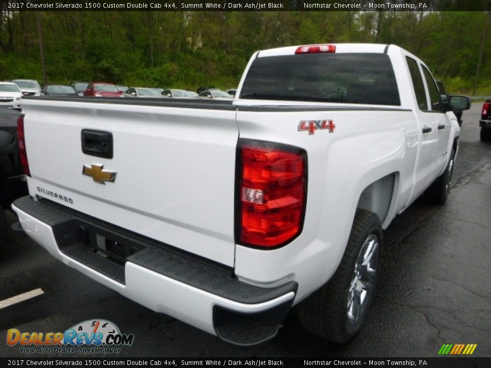 2017 Chevrolet Silverado 1500 Custom Double Cab 4x4 Summit White / Dark Ash/Jet Black Photo #5