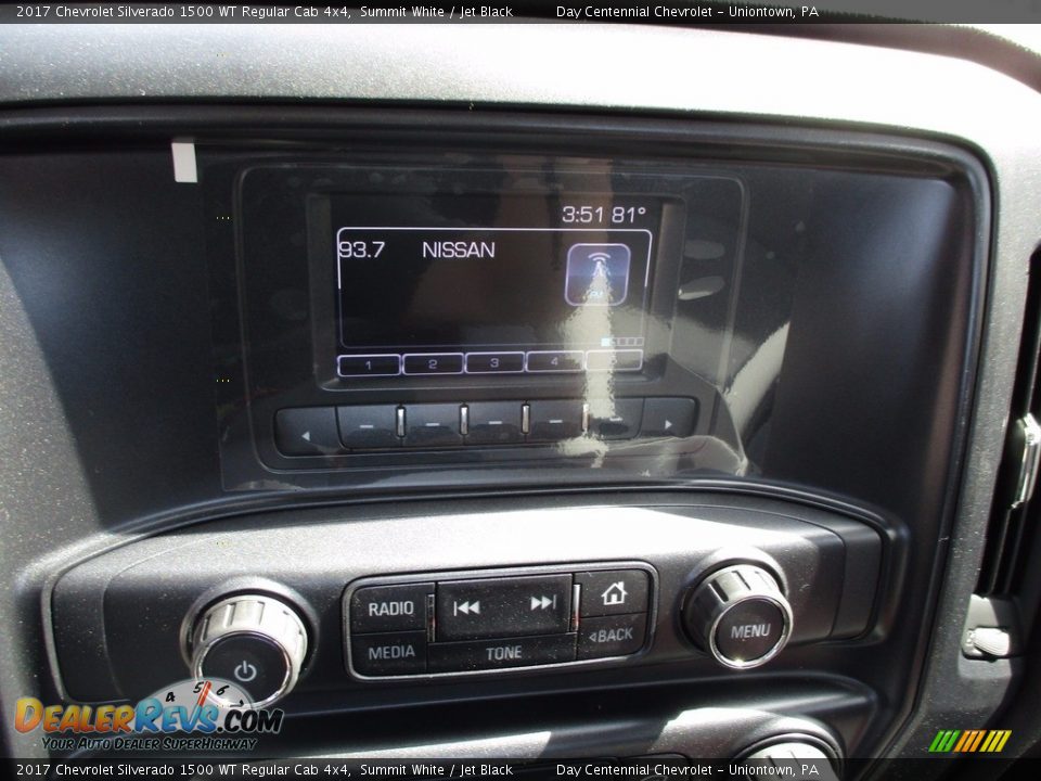 2017 Chevrolet Silverado 1500 WT Regular Cab 4x4 Summit White / Jet Black Photo #17