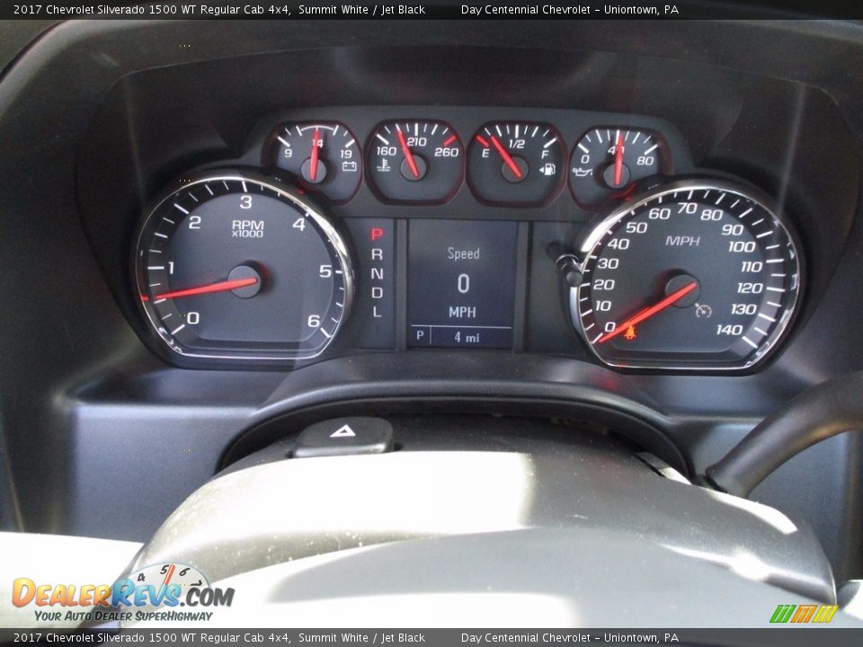 2017 Chevrolet Silverado 1500 WT Regular Cab 4x4 Summit White / Jet Black Photo #20