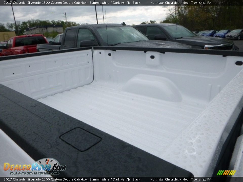 2017 Chevrolet Silverado 1500 Custom Double Cab 4x4 Summit White / Dark Ash/Jet Black Photo #12