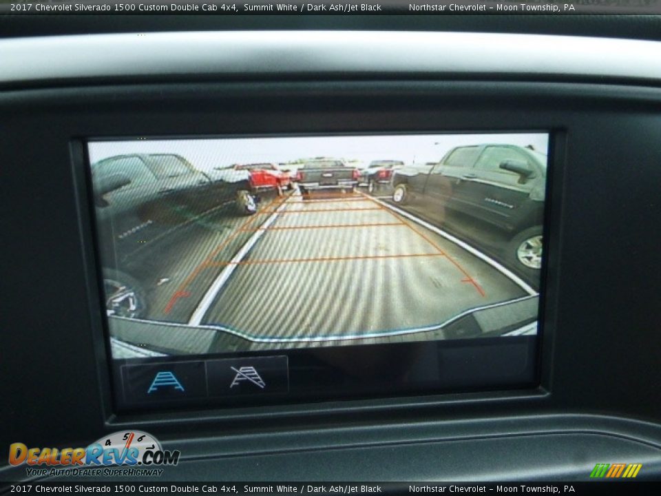 2017 Chevrolet Silverado 1500 Custom Double Cab 4x4 Summit White / Dark Ash/Jet Black Photo #19