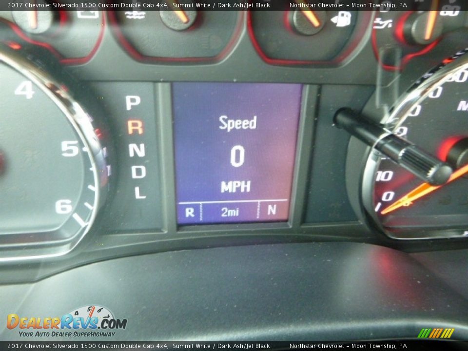 2017 Chevrolet Silverado 1500 Custom Double Cab 4x4 Summit White / Dark Ash/Jet Black Photo #20