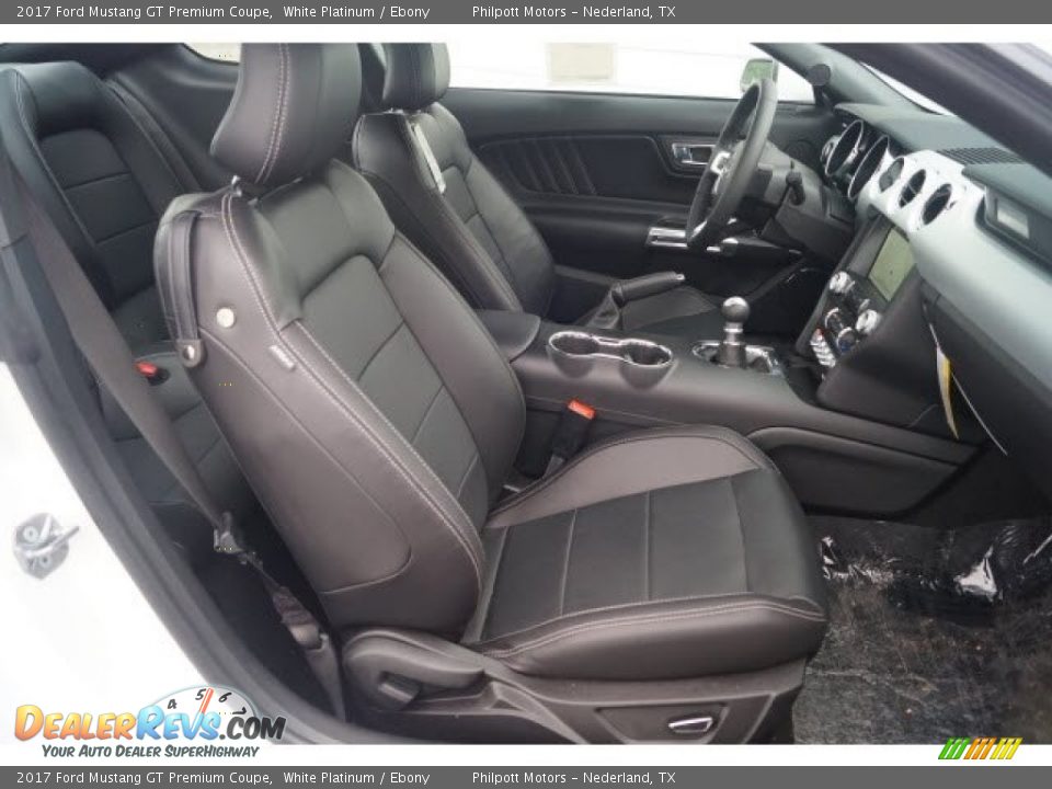 2017 Ford Mustang GT Premium Coupe White Platinum / Ebony Photo #8