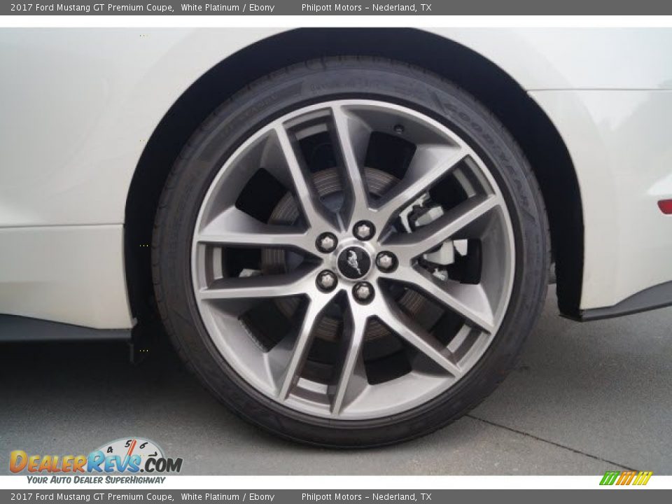 2017 Ford Mustang GT Premium Coupe White Platinum / Ebony Photo #10