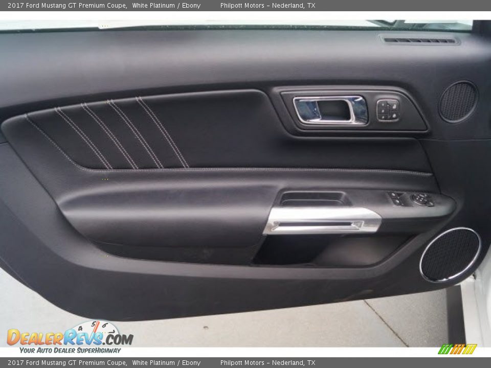 2017 Ford Mustang GT Premium Coupe White Platinum / Ebony Photo #11