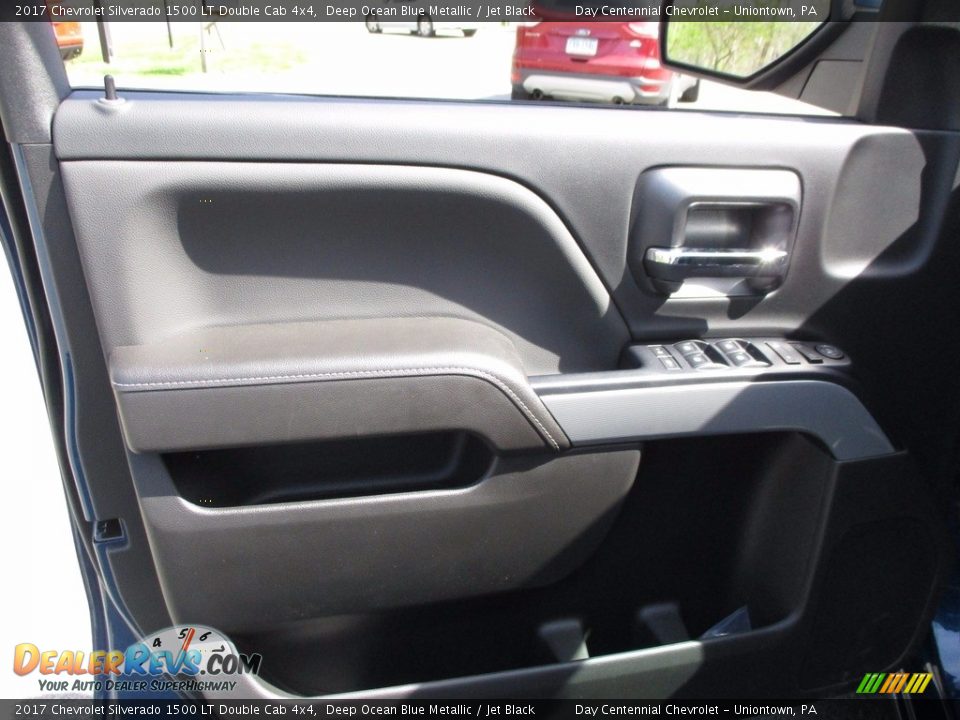 2017 Chevrolet Silverado 1500 LT Double Cab 4x4 Deep Ocean Blue Metallic / Jet Black Photo #11