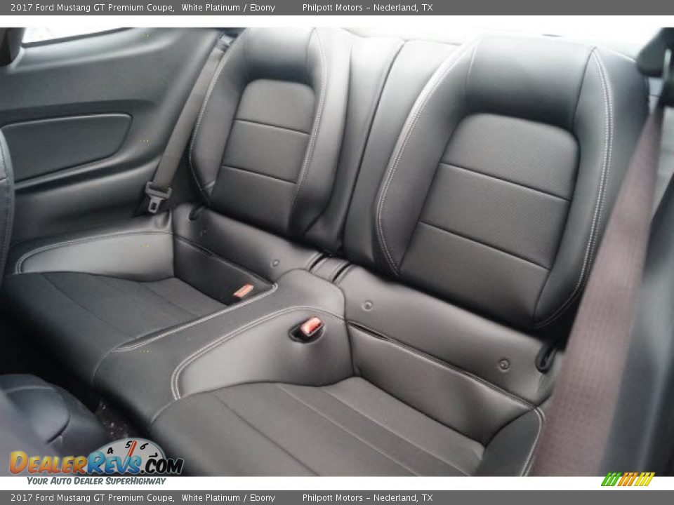 2017 Ford Mustang GT Premium Coupe White Platinum / Ebony Photo #13
