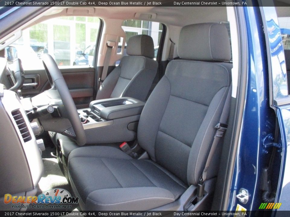 2017 Chevrolet Silverado 1500 LT Double Cab 4x4 Deep Ocean Blue Metallic / Jet Black Photo #12