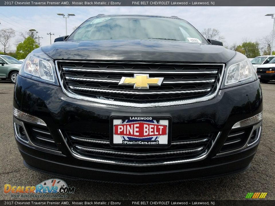 2017 Chevrolet Traverse Premier AWD Mosaic Black Metallic / Ebony Photo #2