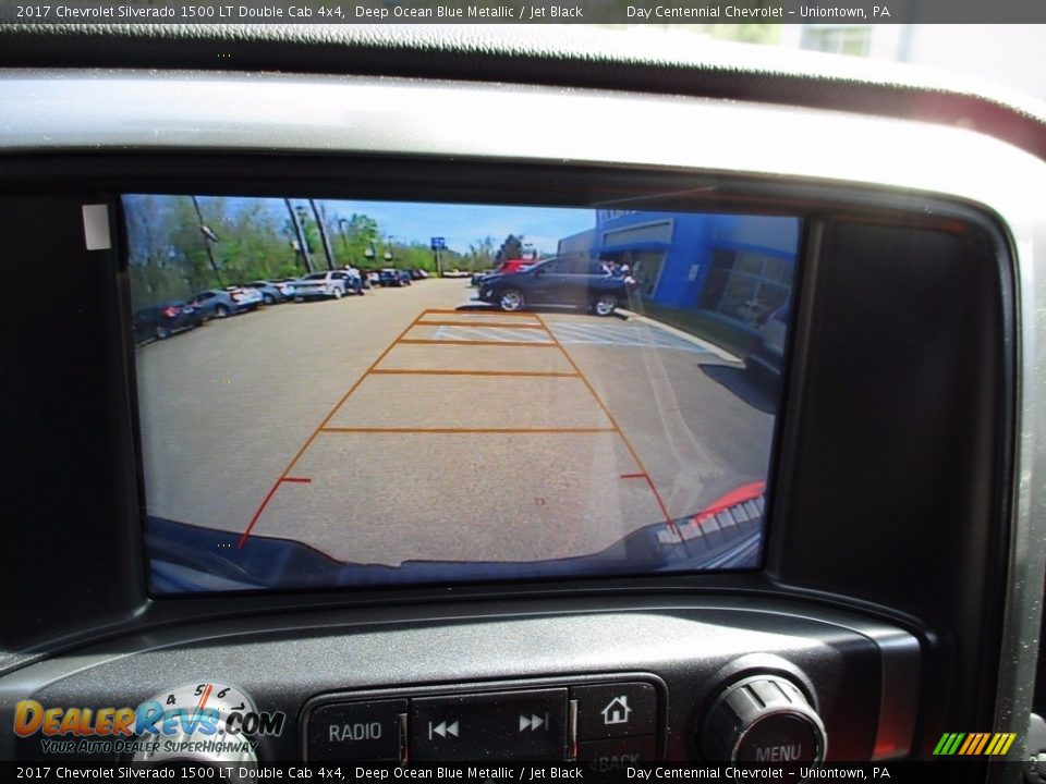 2017 Chevrolet Silverado 1500 LT Double Cab 4x4 Deep Ocean Blue Metallic / Jet Black Photo #17
