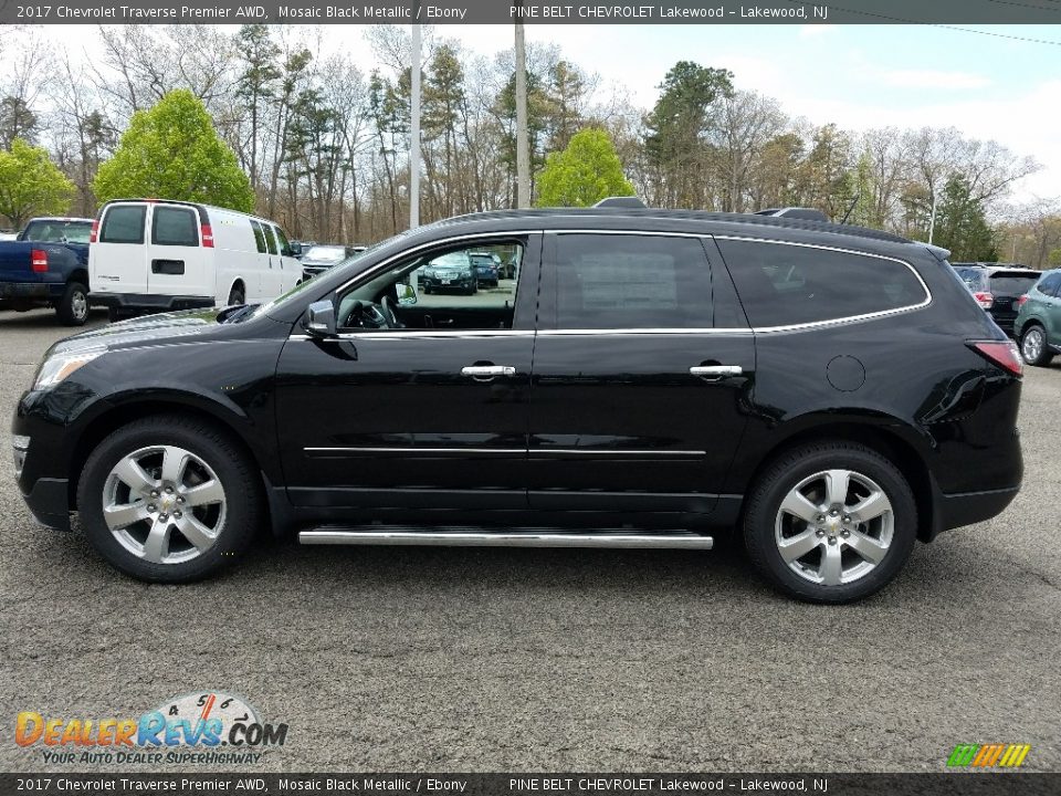 2017 Chevrolet Traverse Premier AWD Mosaic Black Metallic / Ebony Photo #3