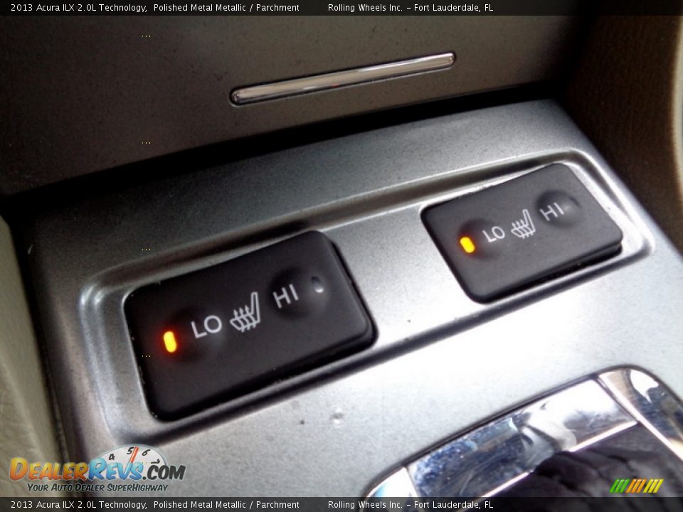 2013 Acura ILX 2.0L Technology Polished Metal Metallic / Parchment Photo #6