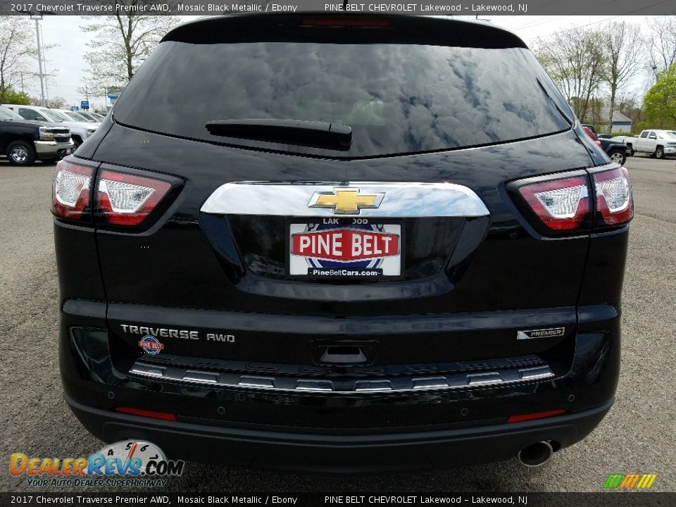 2017 Chevrolet Traverse Premier AWD Mosaic Black Metallic / Ebony Photo #5