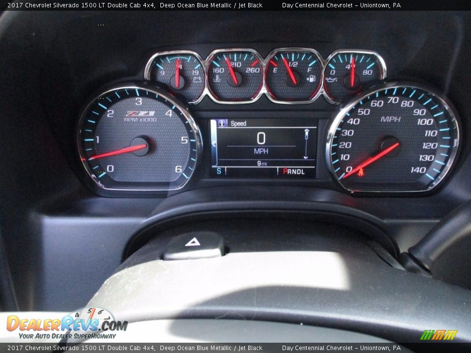2017 Chevrolet Silverado 1500 LT Double Cab 4x4 Deep Ocean Blue Metallic / Jet Black Photo #20