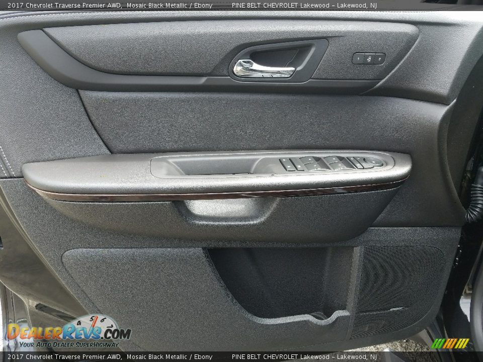2017 Chevrolet Traverse Premier AWD Mosaic Black Metallic / Ebony Photo #6