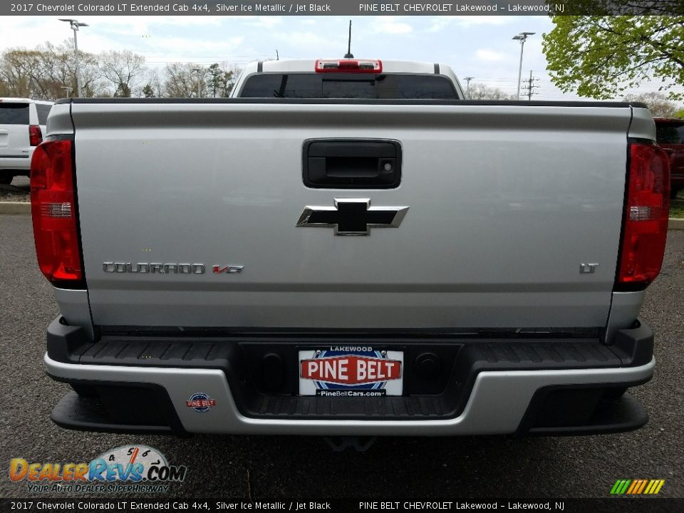 2017 Chevrolet Colorado LT Extended Cab 4x4 Silver Ice Metallic / Jet Black Photo #5