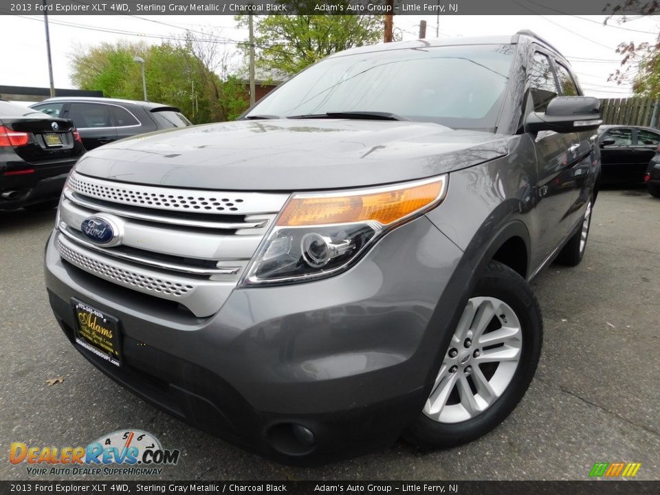 2013 Ford Explorer XLT 4WD Sterling Gray Metallic / Charcoal Black Photo #1