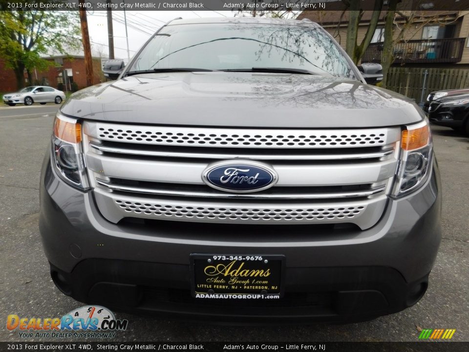 2013 Ford Explorer XLT 4WD Sterling Gray Metallic / Charcoal Black Photo #2