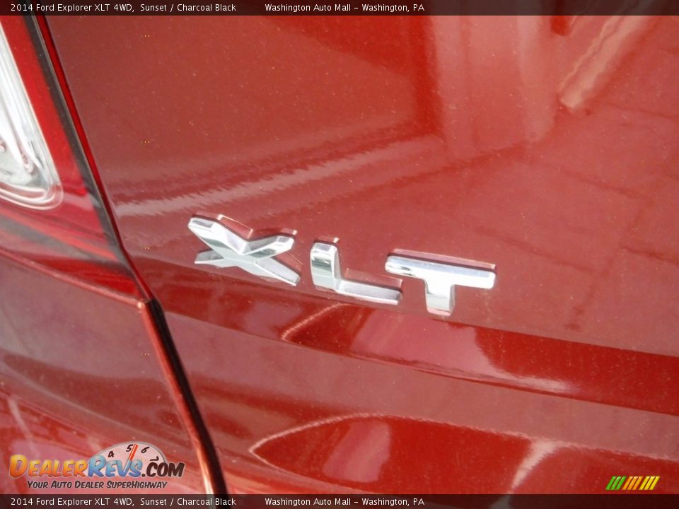 2014 Ford Explorer XLT 4WD Sunset / Charcoal Black Photo #10