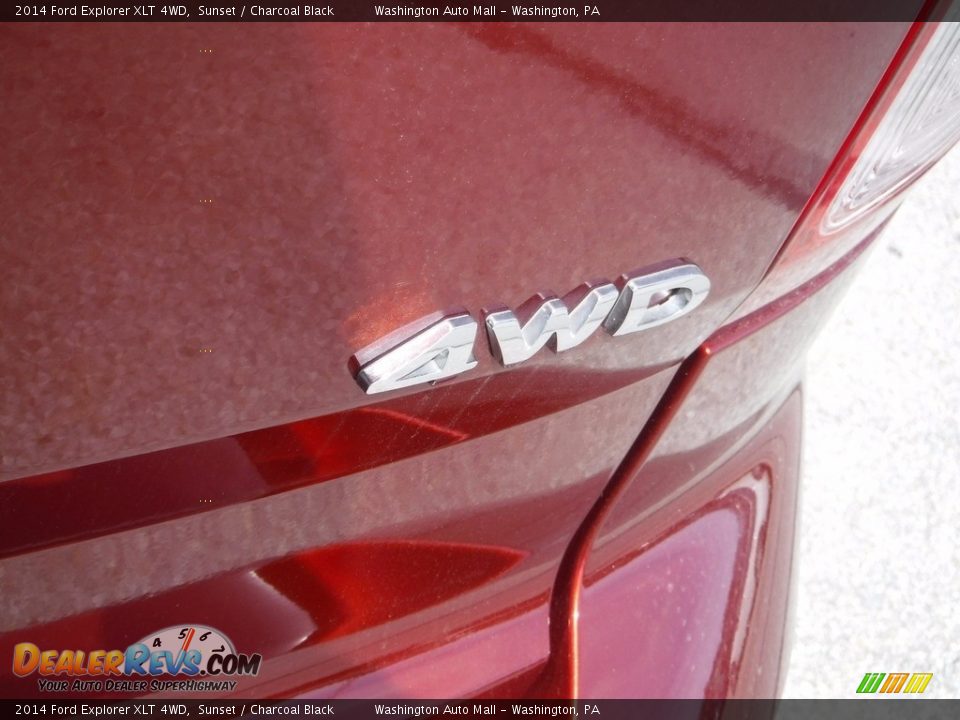2014 Ford Explorer XLT 4WD Sunset / Charcoal Black Photo #11